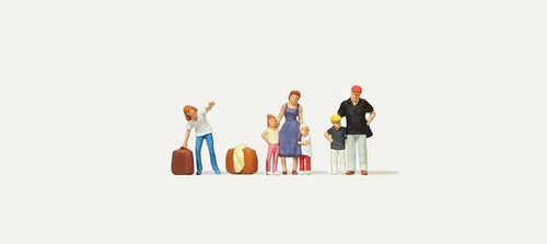 Merten 282539 Waiting Passengers with Luggage (5-pack)