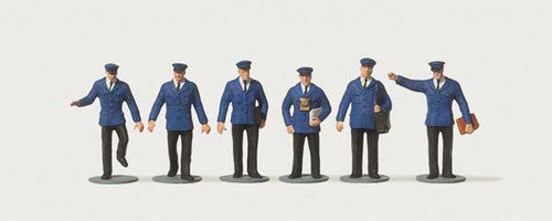 Merten HO 212529 German Railroad Staff (6-pack)