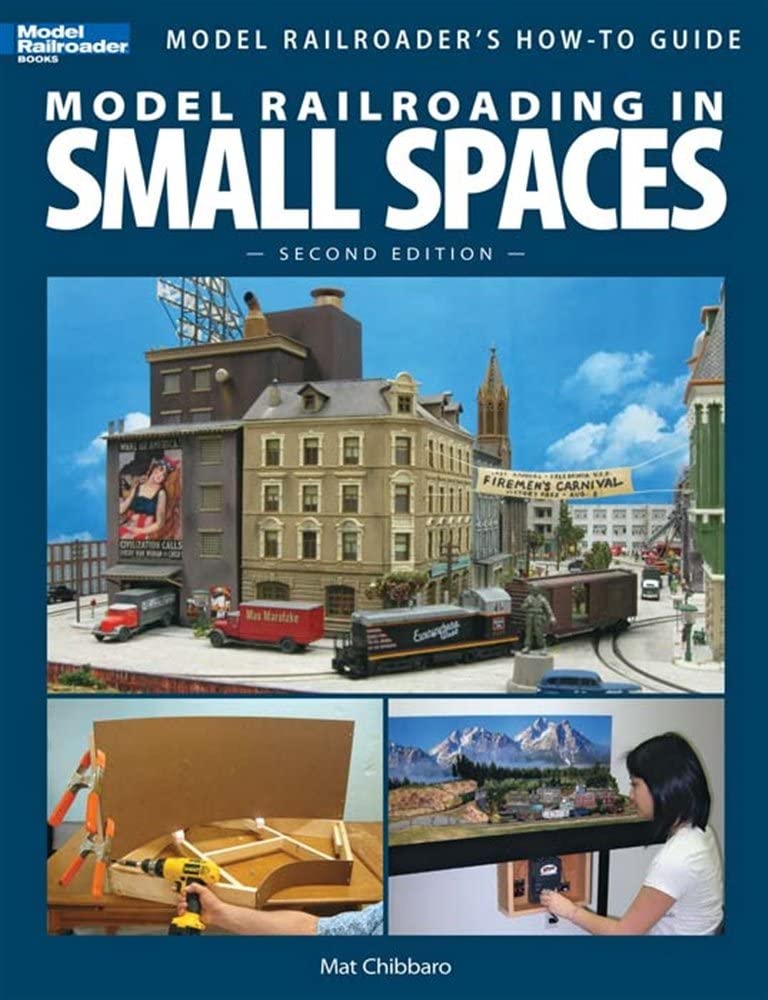 Kalmbach Publishing Softcover Book 12442 Model Railroading in Small Spaces, 2nd Edition