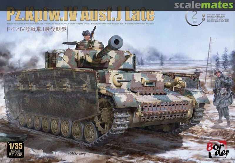 Border Model 1/35 PANZER IV J Last w/ workable tracks
