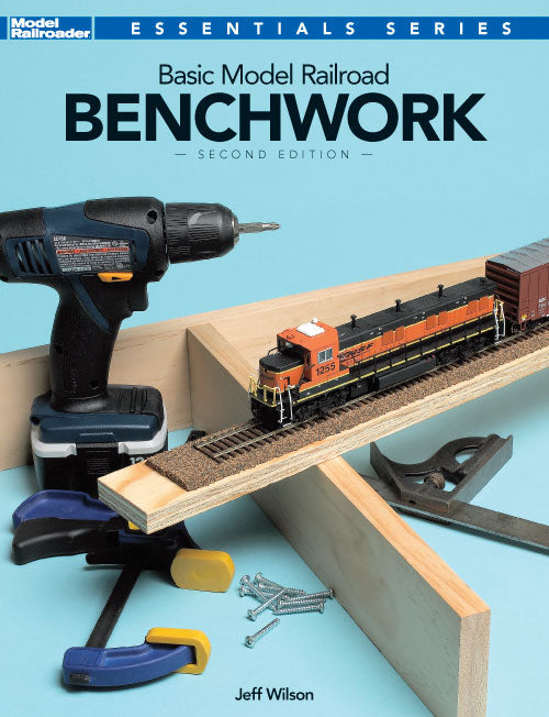 Kalmbach Publishing Softcover Book 12469 Basic Model Railroad Benchwork, Second Edition