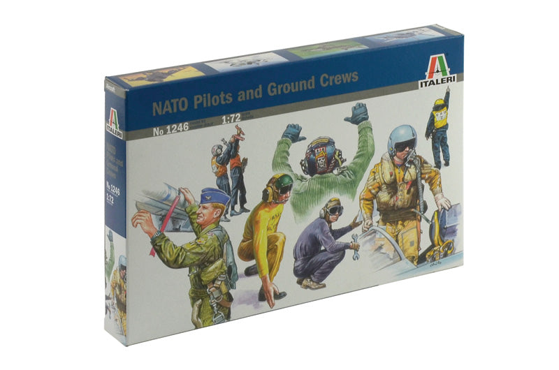 Italeri 1246 - SCALE 1 : 72 NATO PILOTS AND GROUND CREWS