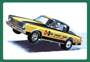 AMT Model Kits 1153 1966 Plymouth Barracuda Hemi Under Glass Skill 2