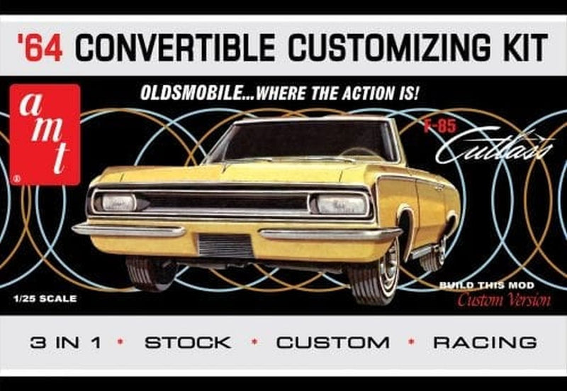 AMT Model Kits 1200 1964 Olds Cutlass F-85 Convertible Skill 2