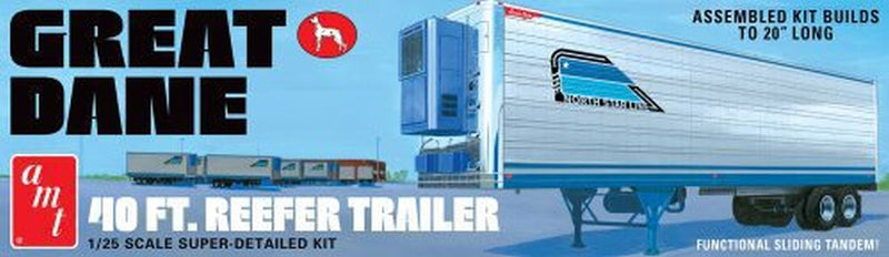 AMT Model Kits 1249 Great Dane 40' Reefer Trailer (Coors) Skill 2