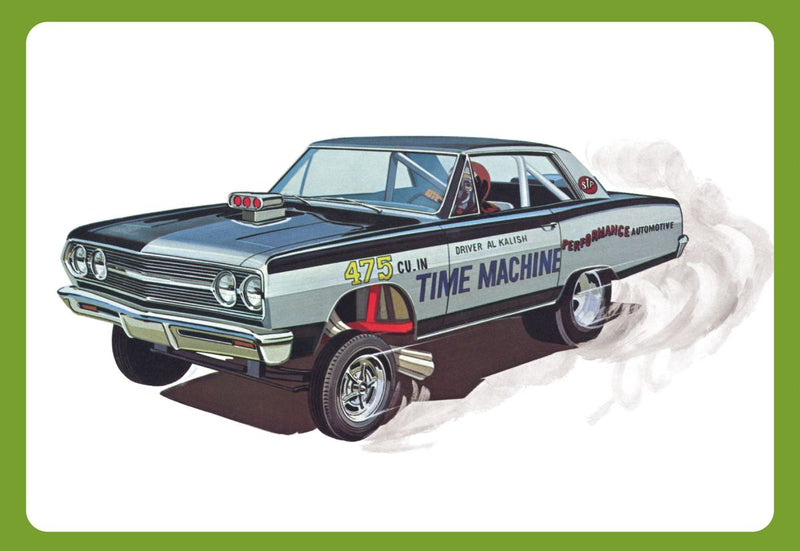 AMT Model Kits 1302 1965 Chevy Chevelle AWB Time Machine Skill 2