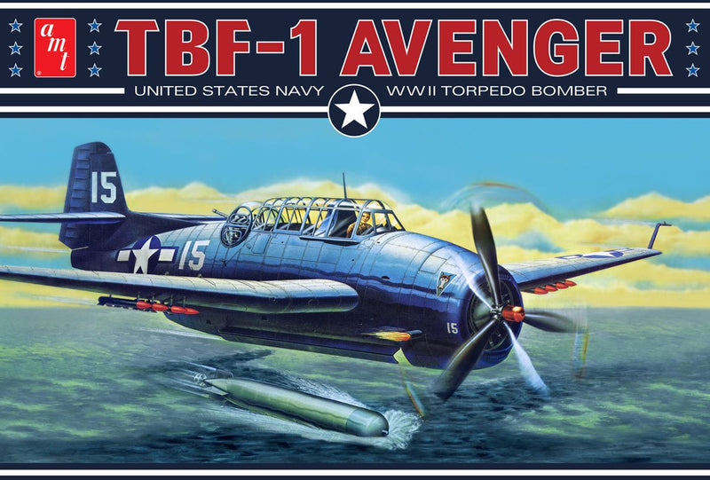 AMT Model Kits 1377 TBF US Navy Avenger Skill 2