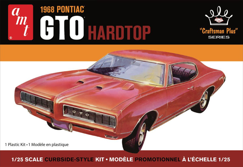 AMT Model Kits 1411 1968 Pontiac GTO Hardtop Craftsman Plus Skill 2