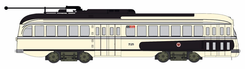 Bowser HO 12917 PCC Kansas City Body Trolley, Kansas City