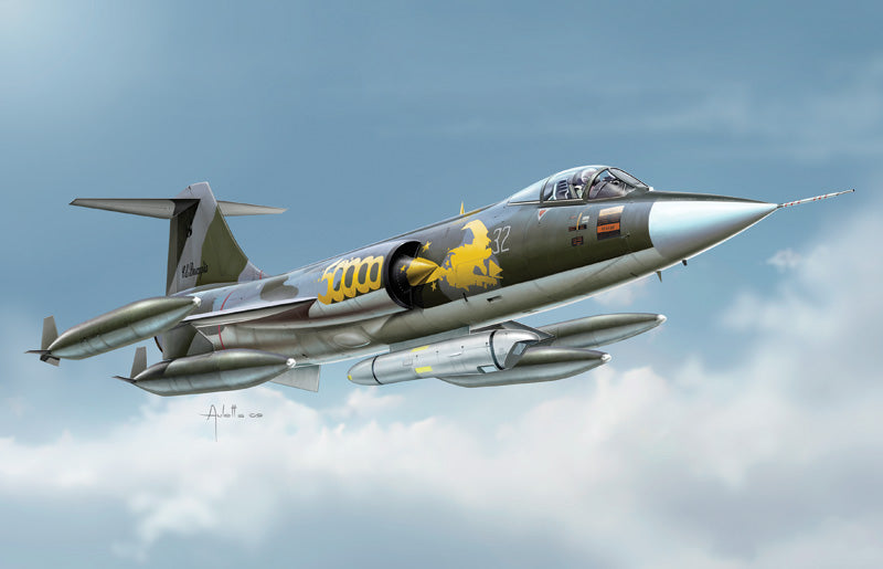 Italeri 1296 - SCALE 1 : 72 F - 104 G â€œRECCEâ€