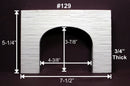 Monroe Models 129 Double-Track Tunnel Portal Board-Formed Concrete, HO Scale