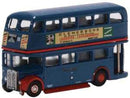 Oxford Diecast N NRT007 RT Double-Decker Bus, Assembled, Browns Blue (blue, red)