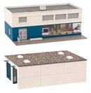 Faller HO 130120 Bus Depot with Office Kit