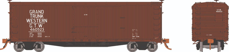 Rapido HO 130121 USRA Double-Sheathed Boxcar Set, Grand Trunk Western (6-Pack)