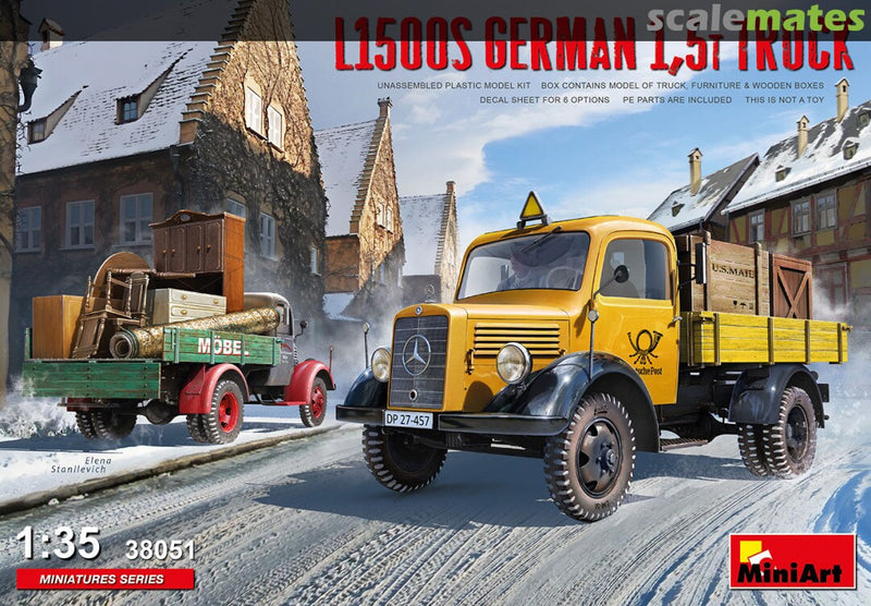 MiniArt 38051 L1500S German 1.5t Truck 1:35