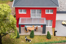 PREORDER Faller HO 130743 City Life Weber House,Red