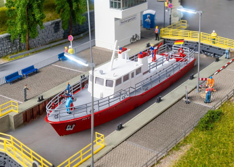 PREORDER Faller HO 131016 Waterline Model Fireboat Kit | 99.99