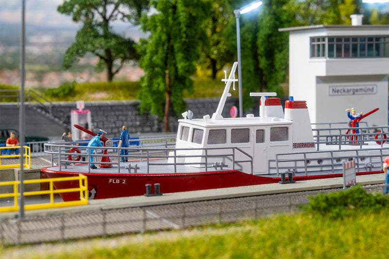 PREORDER Faller HO 131016 Waterline Model Fireboat Kit | 99.99