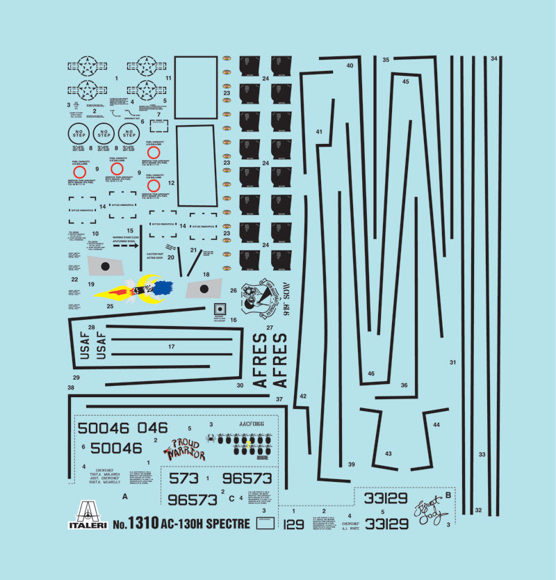 Italeri 1310 - SCALE 1 : 72 AC - 130H SPECTRE
