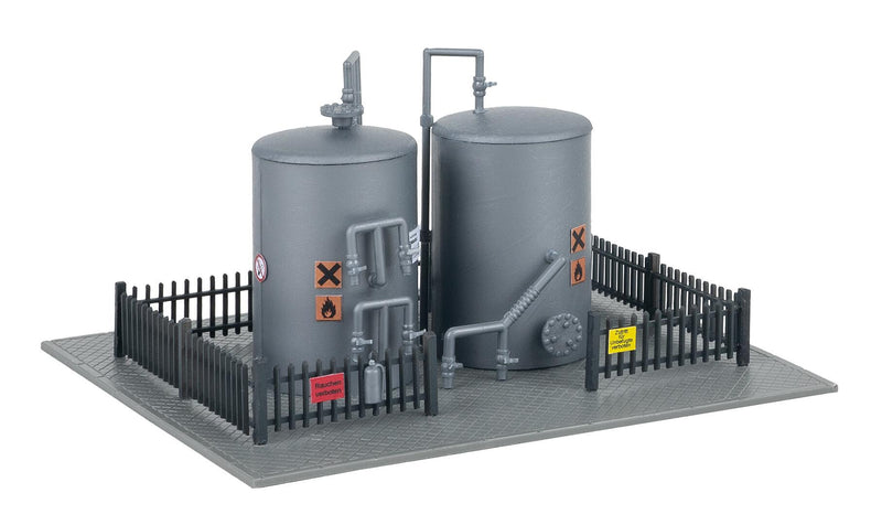 PREORDER Faller HO 131338 2 Storage Tanks Kit | 17.5