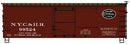 Accurail HO 1317 36' Double Sheath Wood Boxcar, New York Central & Hudson River