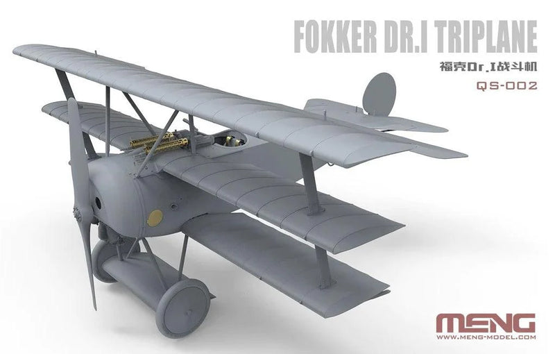 Meng-Model QS-002S Fokker Dr.I Triplane w/bust 1:32