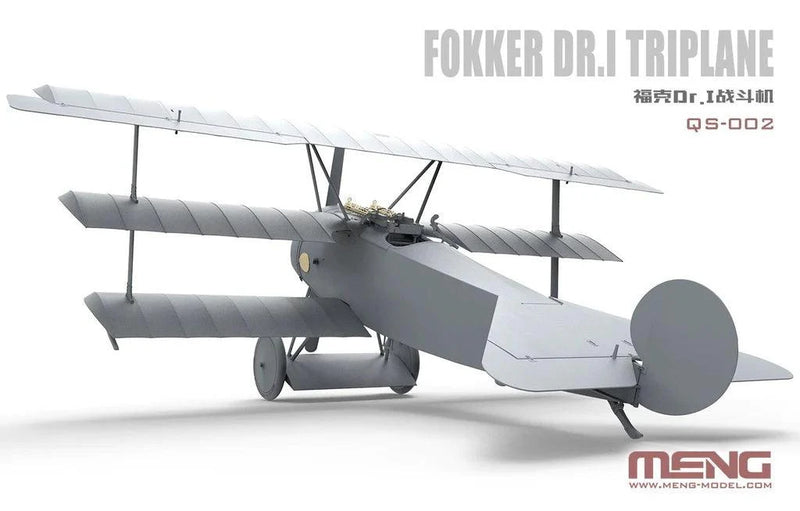 Meng-Model QS-002S Fokker Dr.I Triplane w/bust 1:32