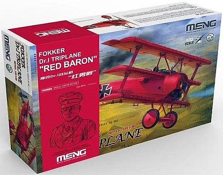 Meng-Model QS-002S Fokker Dr.I Triplane w/bust 1:32