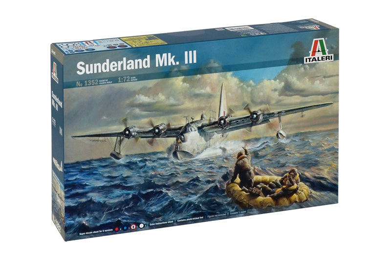 Italeri 1352 - SCALE 1 : 72 SUNDERLAND Mk.III