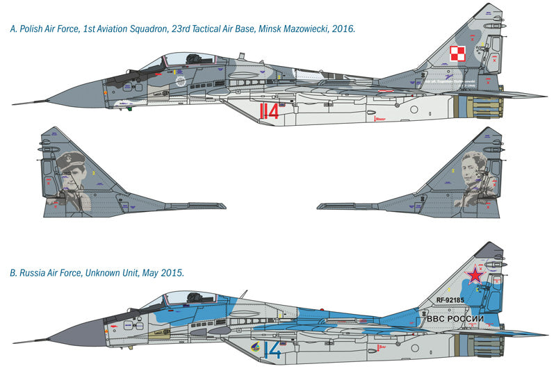 Italeri 1377 - SCALE 1 : 72 MIG 29A ''FULCRUM''