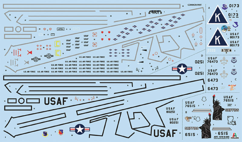 Italeri 1378 - SCALE 1 : 72 B-52G STRATOFORTRESS