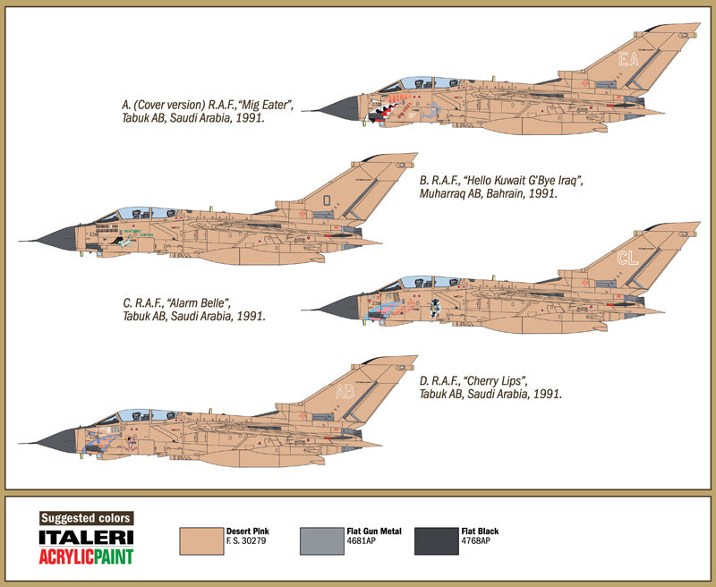 Italeri 1384 - SCALE 1 : 72 TORNADO GR.1