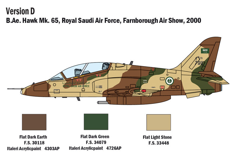 Italeri 1396 - SCALE 1 : 72 HAWK T1