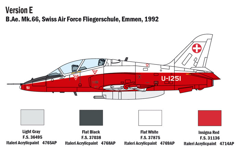 Italeri 1396 - SCALE 1 : 72 HAWK T1