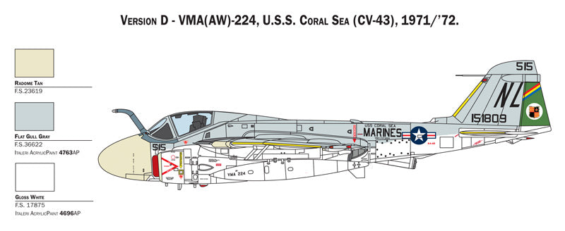 Italeri 1405 - SCALE 1 : 72 KA-6D INTRUDER