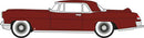 Oxford Diecast HO 87LC56005 1956 Continental Mark II, Dark Red