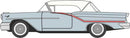 Oxford Diecast HO 87OC57003 1957 Oldsmobile 88 Convertible, Top Up