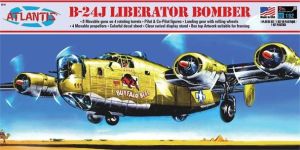 Atlantis Model 218 B-24J Bomber Buffalo Bill with Swivel Stand