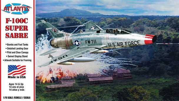 Atlantis Models 236 F-100C Super Sabre