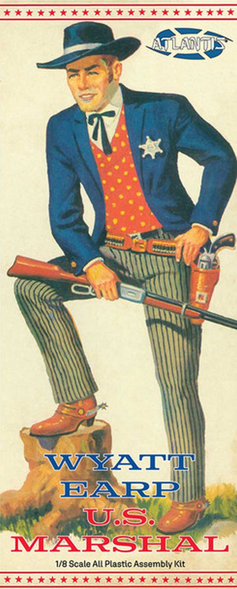 Atlantis Models 278 Wyatt Earp 1:8 Figure