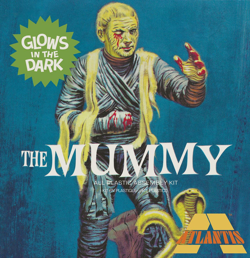 Atlantis Models 452 Lon Chaney Jr. The Mummy Glow Limited Edition