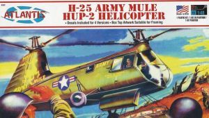 Atlantis Model 502 H-25 Army Mule Helicopter 4 Decal Options