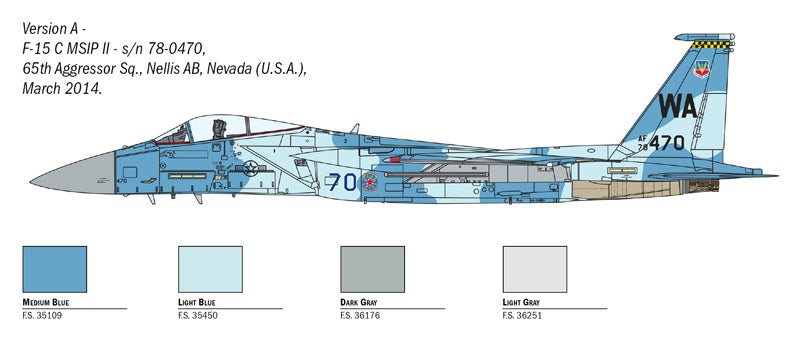 Italeri 1415 - SCALE 1 : 72 F-15C EAGLE