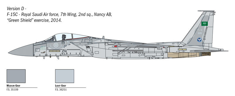 Italeri 1415 - SCALE 1 : 72 F-15C EAGLE