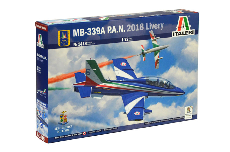 Italeri 1418 - SCALE 1 : 72 MB-339A P.A.N. 2018 Livery