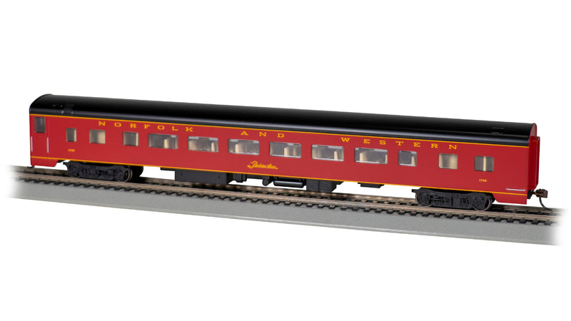 Bachmann HO 14219 85' Smooth-Side Coach, Norfolk & Western