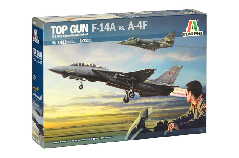 Italeri 1422 - SCALE 1 : 72 "Top Gun" F-14A vs A-4F