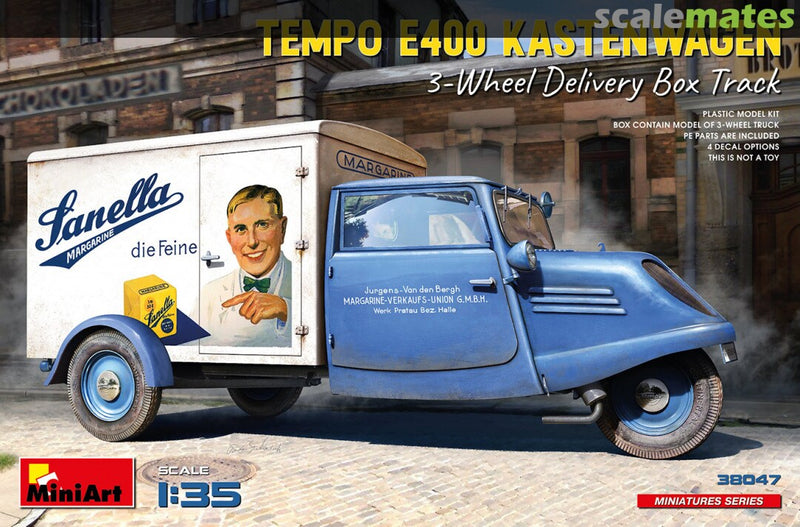 MiniArt 38047 Tempo E400 Kastenwagen 3wheel 1:35