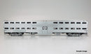 PREORDER Rapido 145007 HO Budd Gallery Bi-Level Commuter Cab Coach & 2 Coach Set - Ready to Run -- Metra - BNSF Set #1 (Cab #811 Coaches #748, 765, BNSF Railway Lettering)