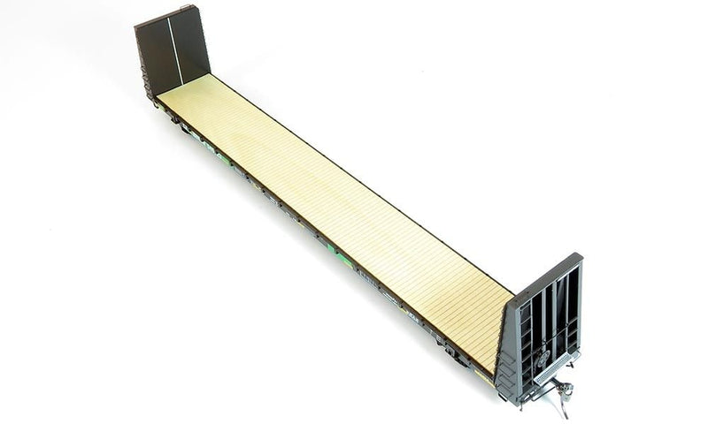 Rapido 147009 HO Marine Industires Bulkhead Flatcar: BNSF - Ex-BCR Patch: 6-Pack